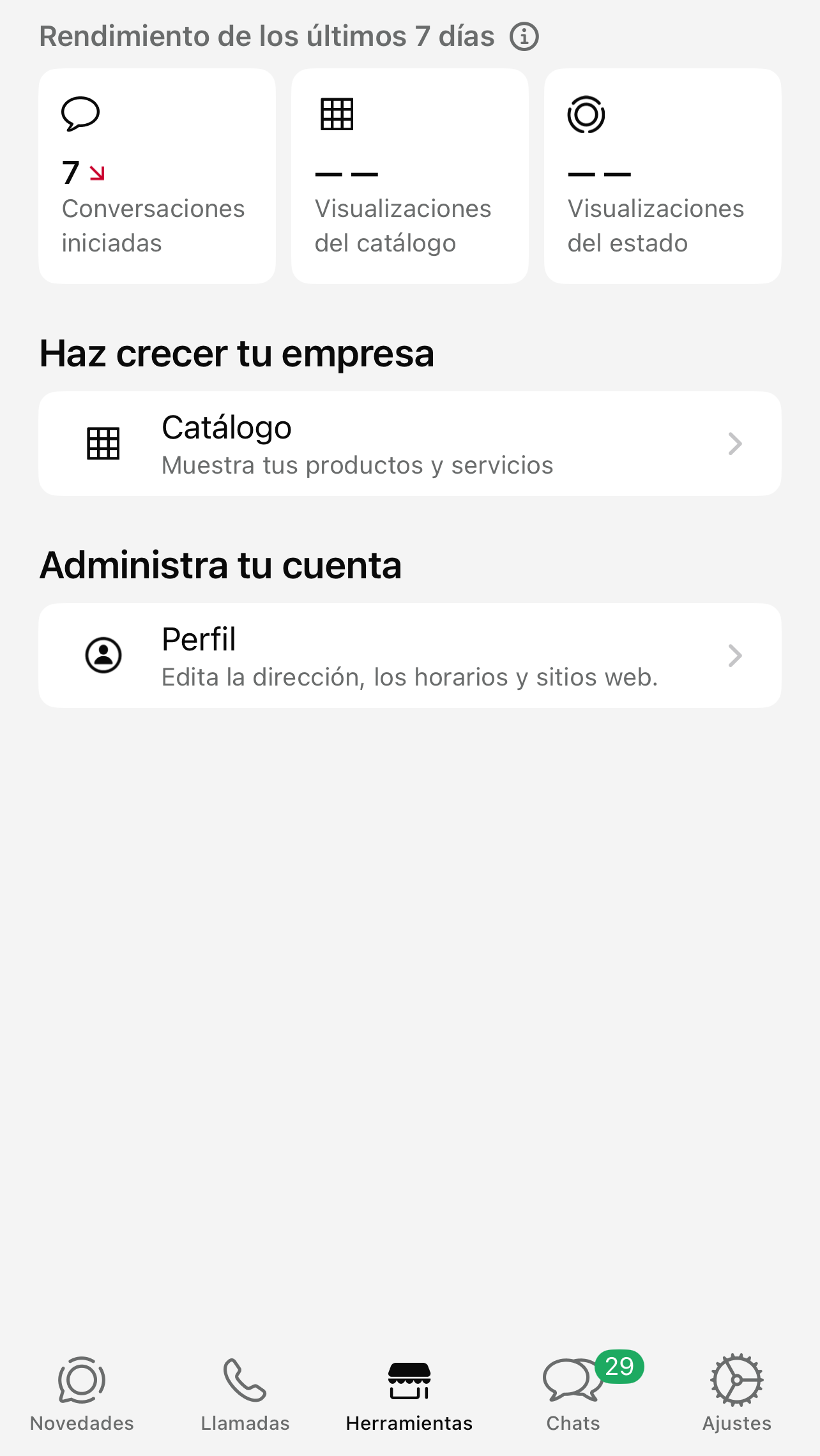 Paso 2: Selecciona 'Catálogo'