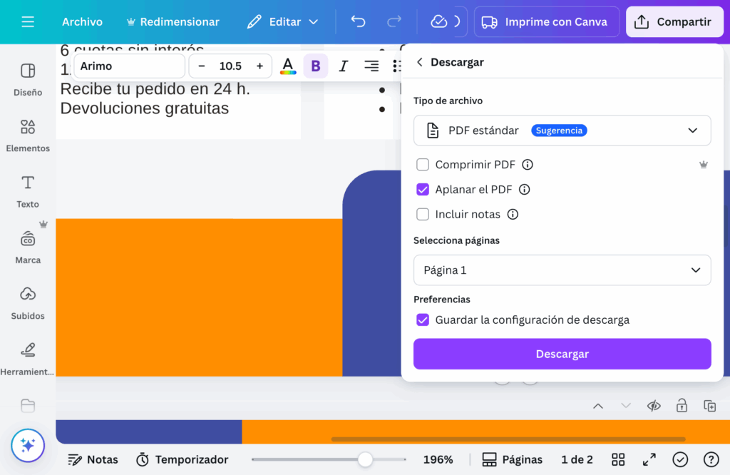 Paso 4: Exporta como PDF